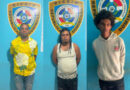Apresan a tres acusados de arrebatar carteras a 2 damas en Puerto Plata