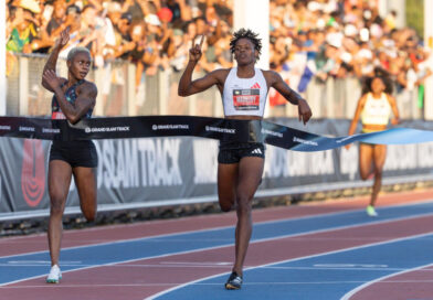 ¡Regresó! Marileidy Paulino llega en primer lugar en Grand Slam Track de Miami