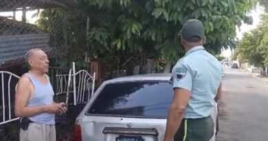 Digesett interviene sector Camboya y solicita retiro vehículos de la vía en La Vega