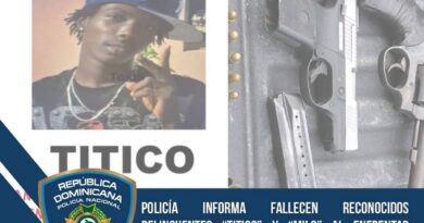 Policía informa fallecen reconocidos delincuentes “Titico” y “Milo” al enfrentar patrulla policial en Bajos de Haina, San Cristóbal