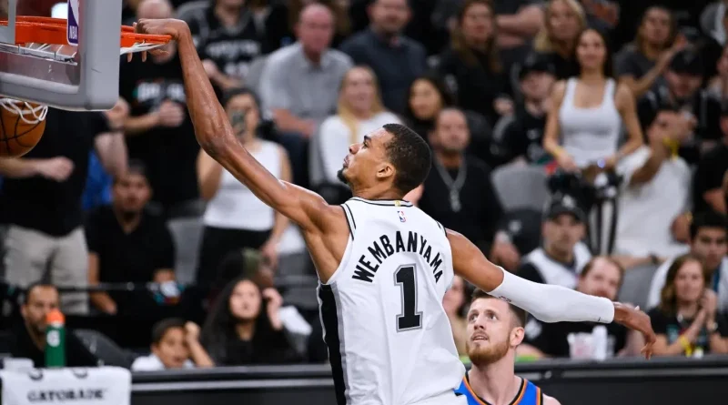 Wembanyama anota 33, Spurs aplastan al Thunder para igualar la final del Oeste en NBA