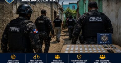 Policía Nacional desmantela tres puntos de drogas mediante operativos preventivos simultáneos exitosos