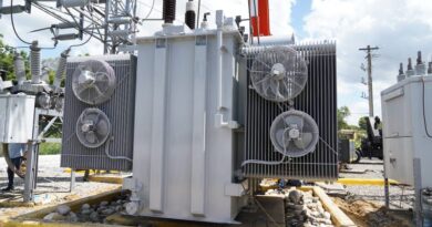 Edesur pone en operación transformador en Subestación Eléctrica Yaguate, San Cristóbal