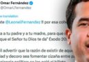 “Se les peló el billete”, dice Omar a quienes buscan crear divisiones entre él y Leonel por conveniencia política