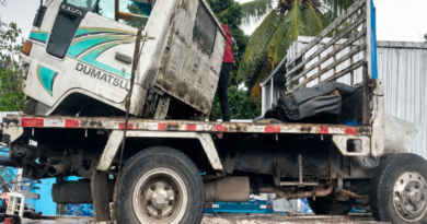 Policía recupera en San Cristóbal camión robado en La Vega tras ser desmantelado
