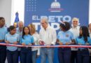 Abinader inaugura techado de centro educativo en Cambita de San Cristóbal por más de RD$26 MM